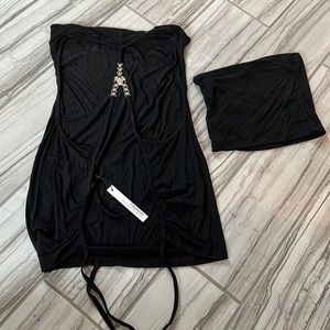 Stylish black tank NWT size S